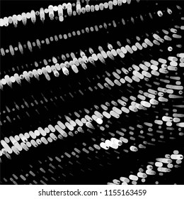 Grunge halftone black and white line texture background. Abstract spotted vector illustration Texture
