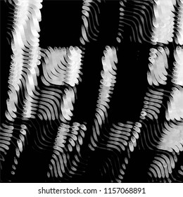 Grunge halftone black and white line texture background. Abstract spotted vector illustration Texture
