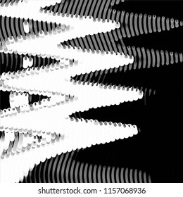 Grunge halftone black and white line texture background. Abstract spotted vector illustration Texture
