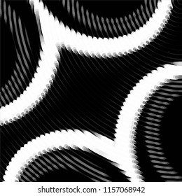 Grunge halftone black and white line texture background. Abstract spotted vector illustration Texture
