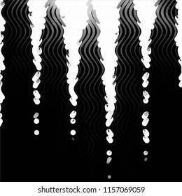 Grunge halftone black and white line texture background. Abstract spotted vector illustration Texture
