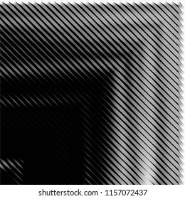 Grunge halftone black and white line texture background. Abstract spotted vector illustration Texture
