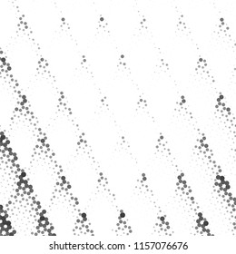 Grunge halftone black and white line texture background. Abstract spotted vector illustration Texture

