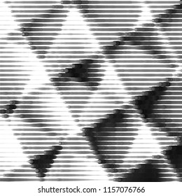 Grunge halftone black and white line texture background. Abstract spotted vector illustration Texture
