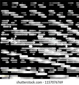 Grunge halftone black and white line texture background. Abstract spotted vector illustration Texture
