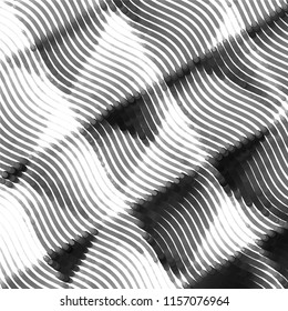 Grunge halftone black and white line texture background. Abstract spotted vector illustration Texture

