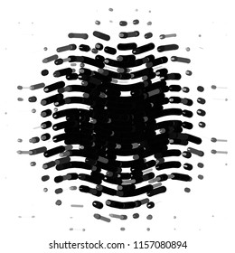 Grunge halftone black and white line texture background. Abstract spotted vector illustration Texture

