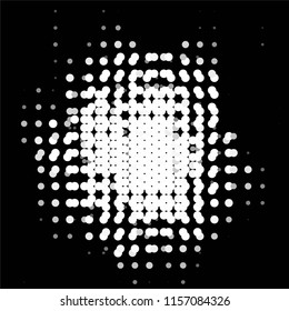 Grunge halftone black and white line texture background. Abstract spotted vector illustration Texture
