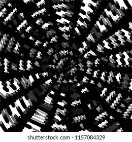 Grunge halftone black and white line texture background. Abstract spotted vector illustration Texture
