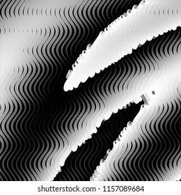Grunge halftone black and white line texture background. Abstract spotted vector illustration Texture
