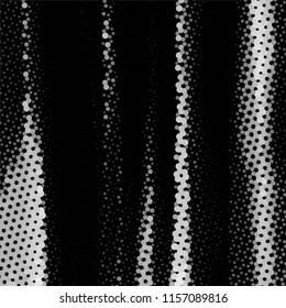 Grunge halftone black and white line texture background. Abstract spotted vector illustration Texture
