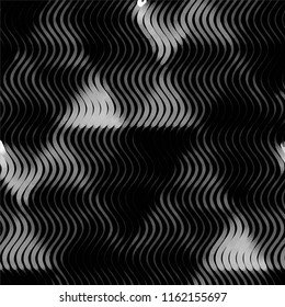 Grunge halftone black and white line texture background. Abstract spotted vector illustration Texture
