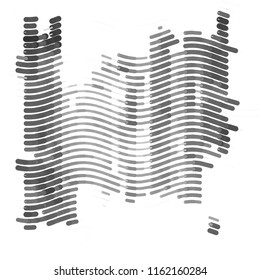 Grunge halftone black and white line texture background. Abstract spotted vector illustration Texture
