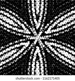Grunge halftone black and white line texture background. Abstract spotted vector illustration Texture
