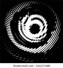Grunge halftone black and white line texture background. Abstract spotted vector illustration Texture
