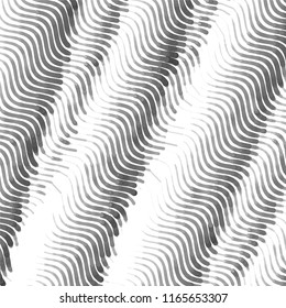 Grunge halftone black and white line texture background. Abstract spotted vector illustration Texture
