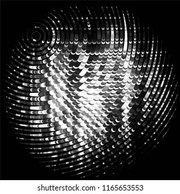Grunge halftone black and white line texture background. Abstract spotted vector illustration Texture
