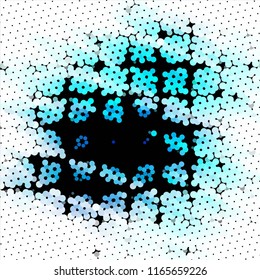 Grunge halftone black and white line texture background. Abstract spotted vector illustration Texture

