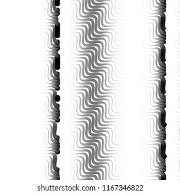 Grunge halftone black and white line texture background. Abstract spotted vector illustration Texture
