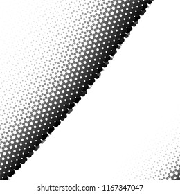 Grunge halftone black and white line texture background. Abstract spotted vector illustration Texture
