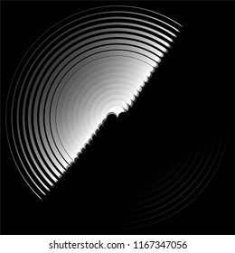 Grunge halftone black and white line texture background. Abstract spotted vector illustration Texture
