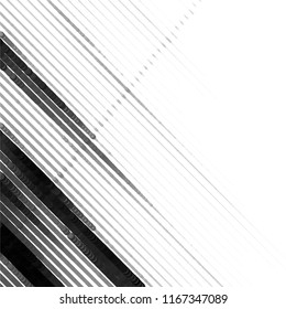 Grunge halftone black and white line texture background. Abstract spotted vector illustration Texture
