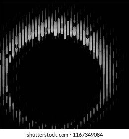 Grunge halftone black and white line texture background. Abstract spotted vector illustration Texture
