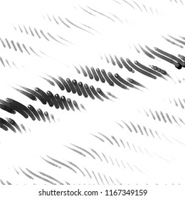 Grunge halftone black and white line texture background. Abstract spotted vector illustration Texture
