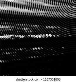 Grunge halftone black and white line texture background. Abstract spotted vector illustration Texture
