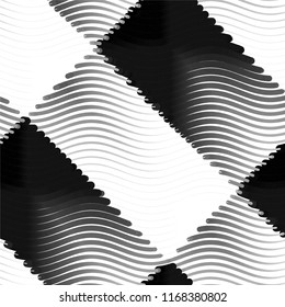 Grunge halftone black and white line texture background. Abstract spotted vector illustration Texture
