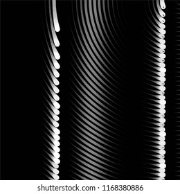 Grunge halftone black and white line texture background. Abstract spotted vector illustration Texture
