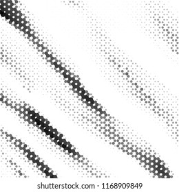 Grunge halftone black and white line texture background. Abstract spotted vector illustration Texture
