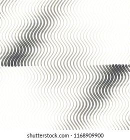 Grunge halftone black and white line texture background. Abstract spotted vector illustration Texture
