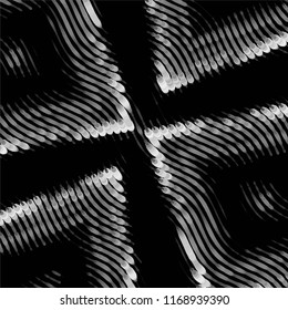 Grunge halftone black and white line texture background. Abstract spotted vector illustration Texture
