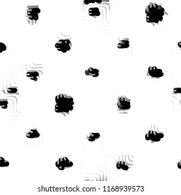 Grunge halftone black and white line texture background. Abstract spotted vector illustration Texture
