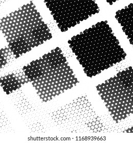 Grunge halftone black and white line texture background. Abstract spotted vector illustration Texture
