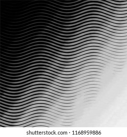 Grunge halftone black and white line texture background. Abstract spotted vector illustration Texture
