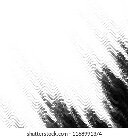 Grunge halftone black and white line texture background. Abstract spotted vector illustration Texture

