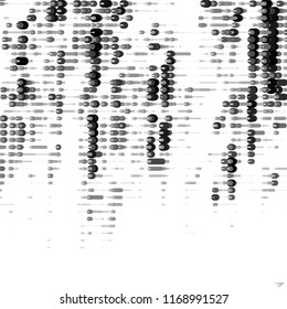 Grunge halftone black and white line texture background. Abstract spotted vector illustration Texture
