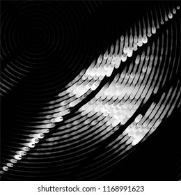 Grunge halftone black and white line texture background. Abstract spotted vector illustration Texture
