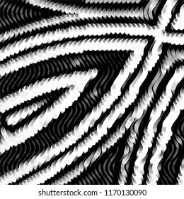 Grunge halftone black and white line texture background. Abstract spotted vector illustration Texture
