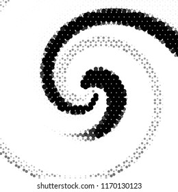 Grunge halftone black and white line texture background. Abstract spotted vector illustration Texture
