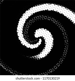 Grunge halftone black and white line texture background. Abstract spotted vector illustration Texture
