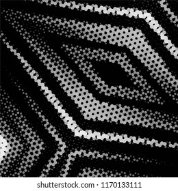 Grunge halftone black and white line texture background. Abstract spotted vector illustration Texture
