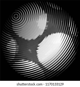 Grunge halftone black and white line texture background. Abstract spotted vector illustration Texture

