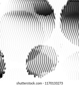 Grunge halftone black and white line texture background. Abstract spotted vector illustration Texture
