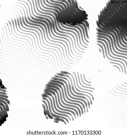 Grunge halftone black and white line texture background. Abstract spotted vector illustration Texture

