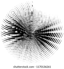 Grunge halftone black and white line texture background. Abstract spotted vector illustration Texture
