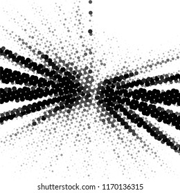 Grunge halftone black and white line texture background. Abstract spotted vector illustration Texture
