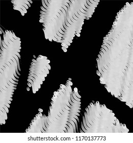 Grunge halftone black and white line texture background. Abstract spotted vector illustration Texture
